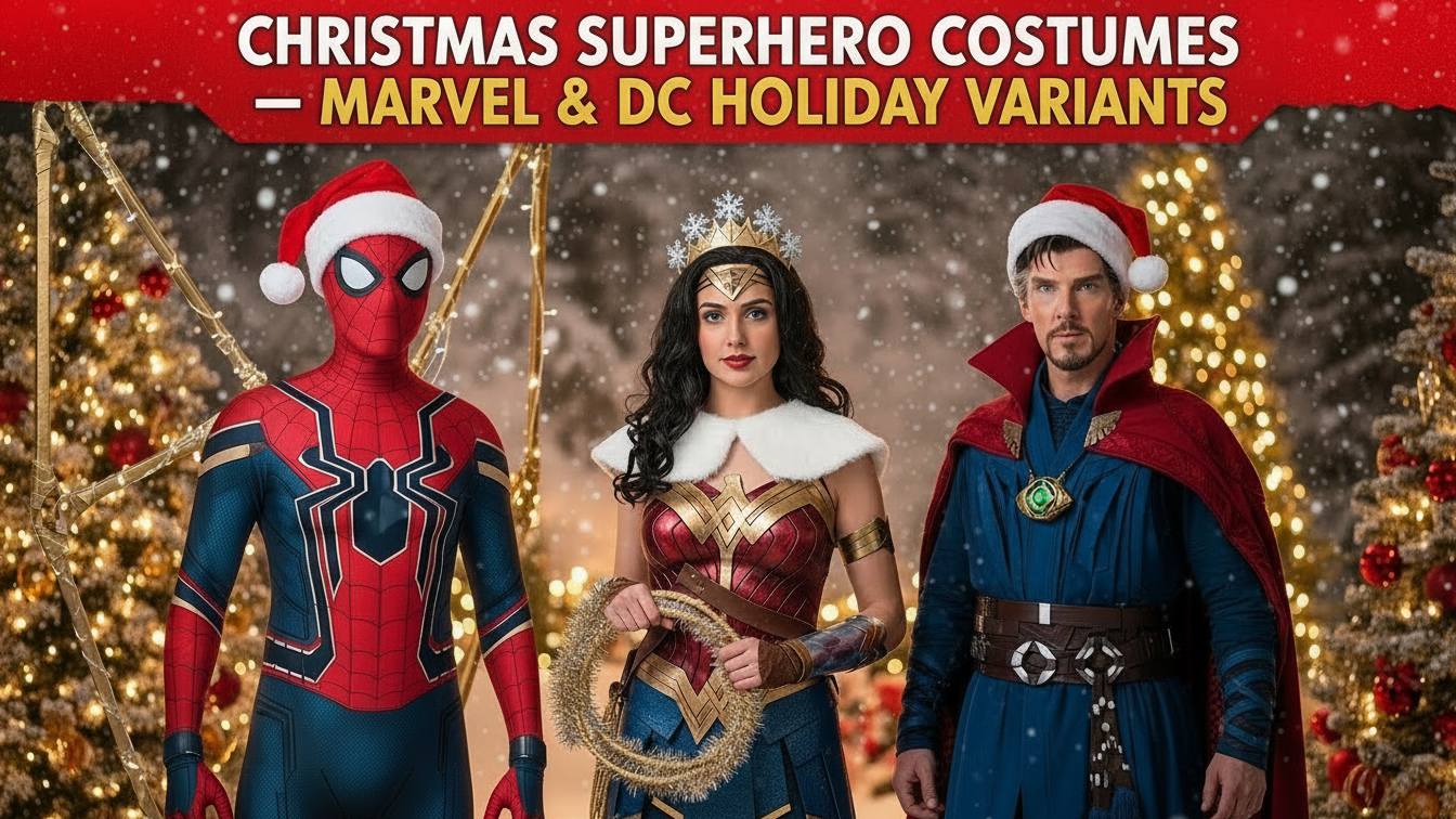 Premium Christmas superhero costumes At Creed Leather