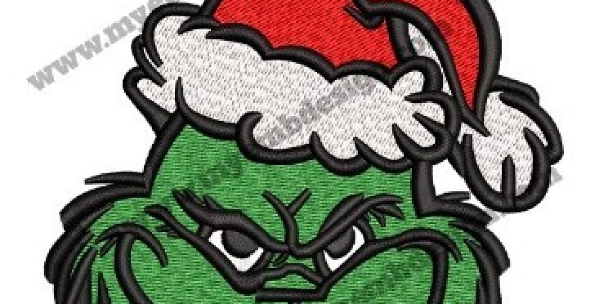 Holiday Grinch Embroidery Designs for Custom Merchandise