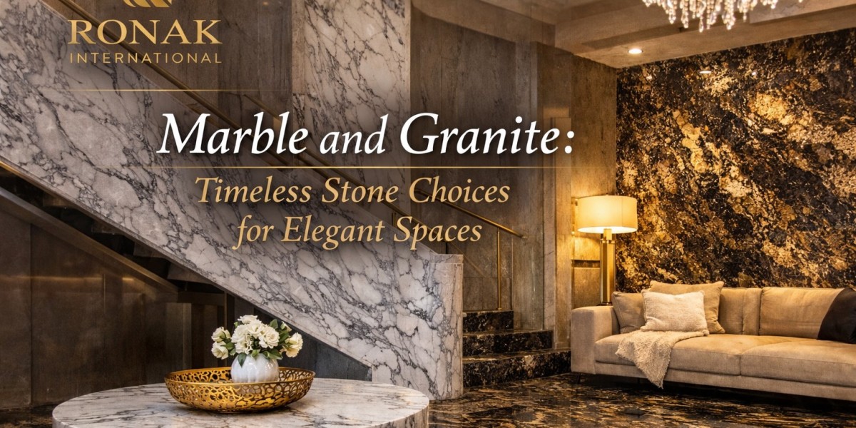 Marble and Granite: Timeless Stone Choices for Elegant Spaces
