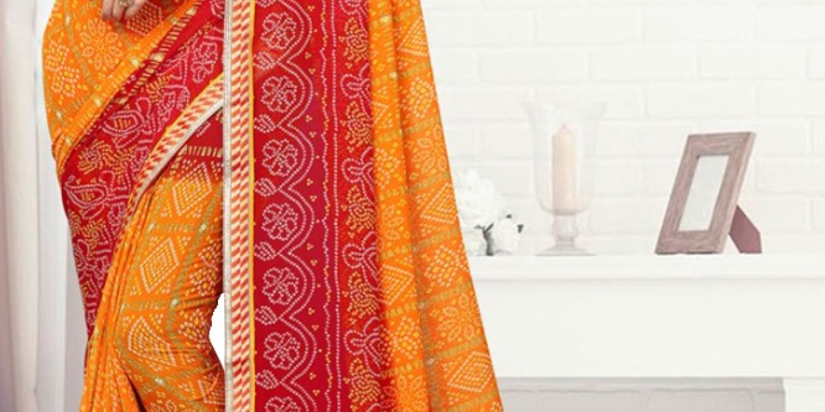 The Elegance and Charm of Georgette Bandhani Saree: Where Tradition and Beauty Meet in Harmony