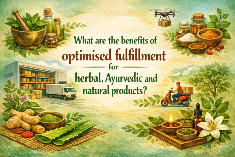 What are the benefits of optimised fulfilment for herbal, Ayurvedic and natural products?