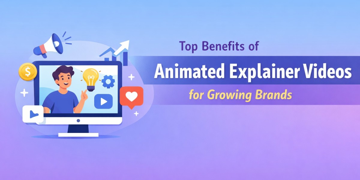 Top Benefits of Animated Explainer Videos for Growing Brands