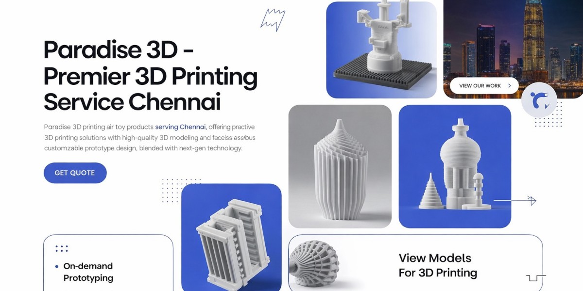 3D Printing Service in Chennai  A Complete Guide to Professional, Reliable & Scalable 3D Printing by Paradise-3D