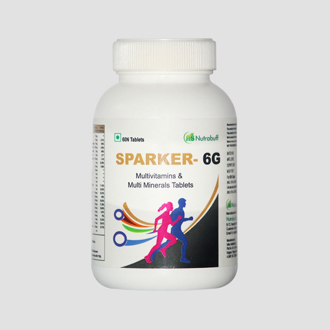Sparker 6G Multivitamin And Multimineral Tablets - 60 Tablets