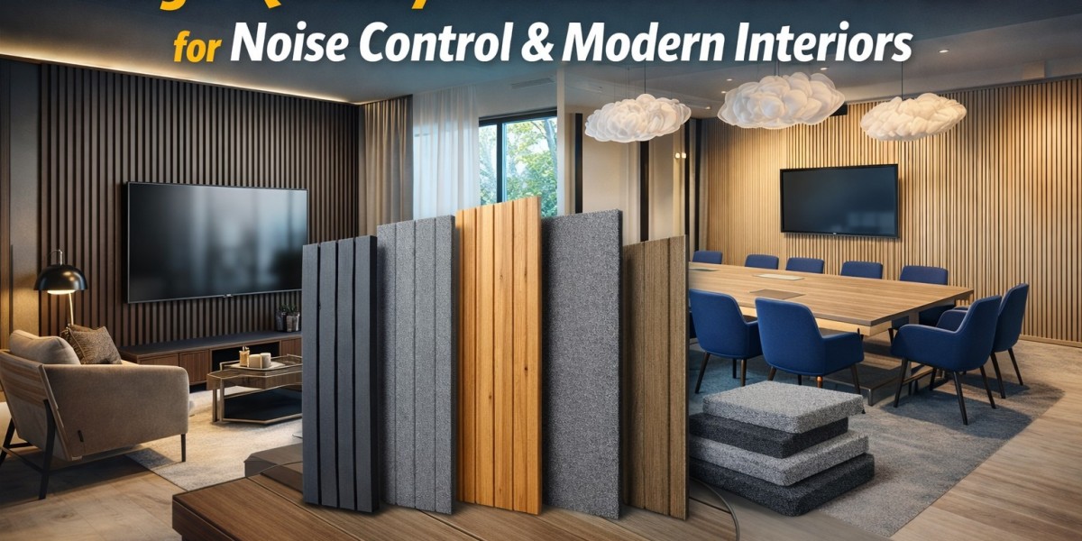 High-Quality Acoustic Wall Panels for Noise Control & Modern Interiors