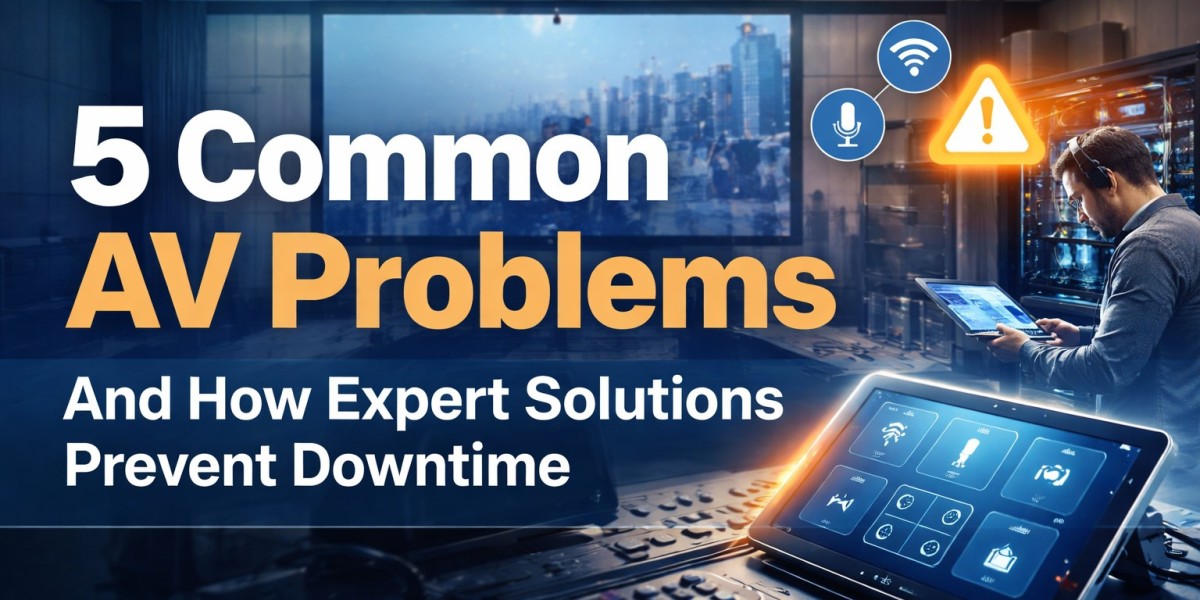 5 Common AV Problems — And How Expert Solutions Prevent Downtime