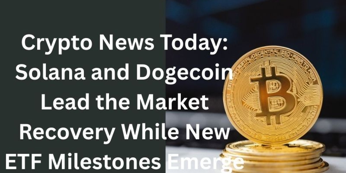 Crypto News Today: Solana and Dogecoin Lead the Market Recovery While New ETF Milestones Emerge