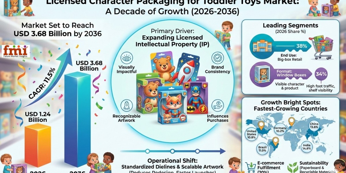 Licensed Character Packaging for Toddler Toys Market Set to Reach USD 3.68 Billion by 2036