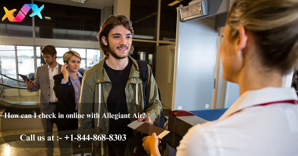 +1-844-868-8303 How can i check in online with Allegiant Air?