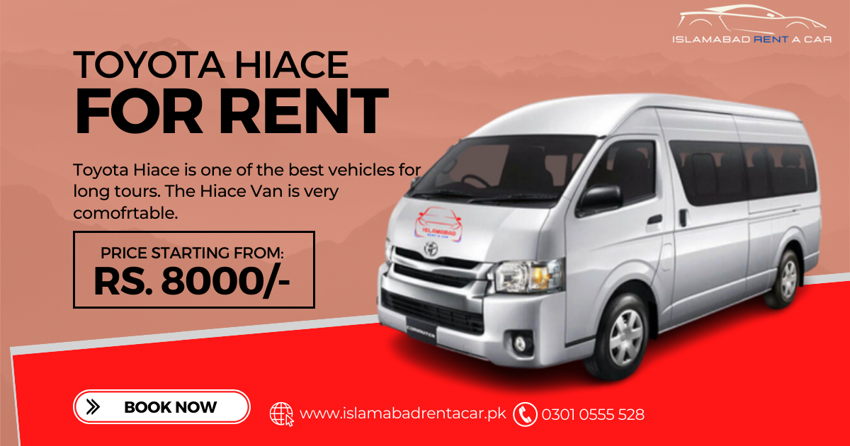 Toyota Hiace For Rent In Islamabad - Islamabad Rent a Car