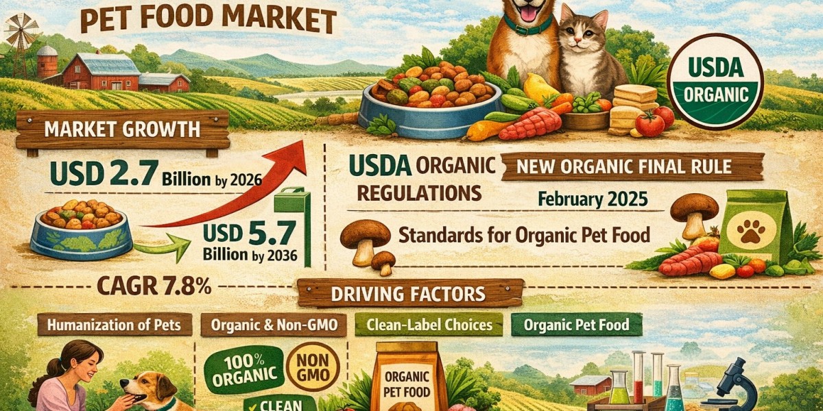 Organic Pet Food Market to Reach USD 5.7 Billion by 2036 as Premium Nutrition and Certification Standards Drive Demand
