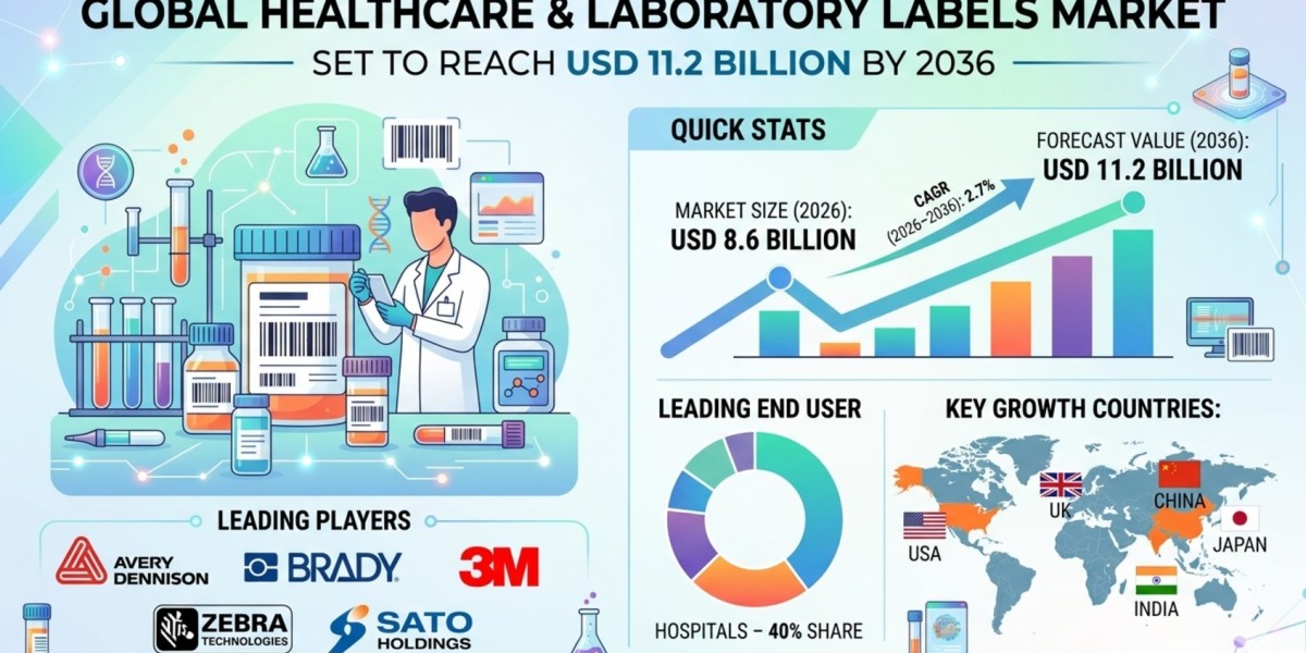 Global Healthcare & Laboratory Labels Market Set to Reach USD 11.2 Billion by 2036