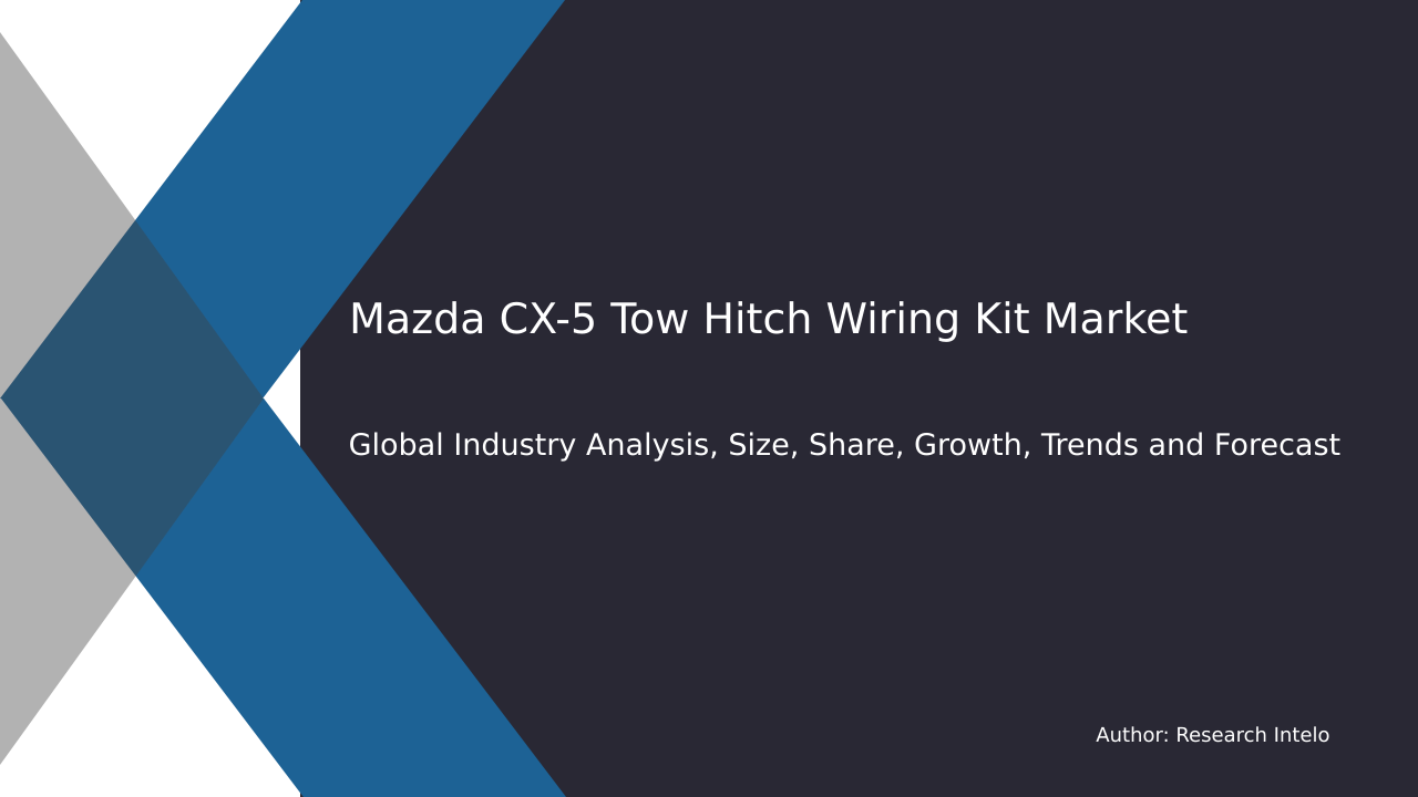 Mazda CX-5 Tow Hitch Wiring Kit Market Research Report 2033