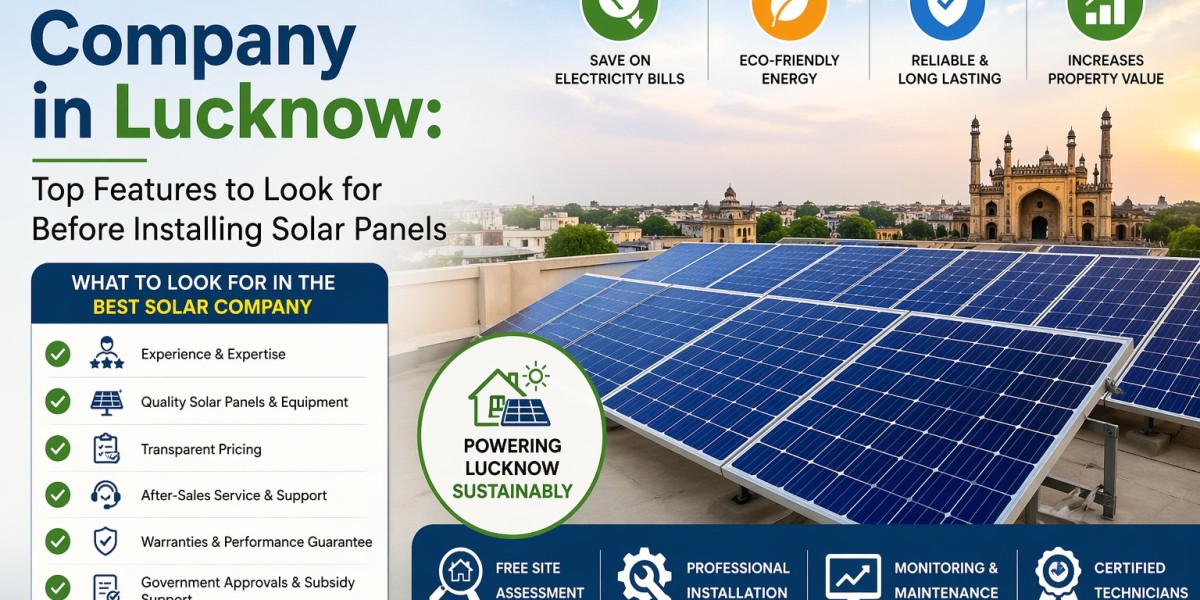 Best Solar Company in Lucknow: Top Features to Look for Before Installing Solar Panels