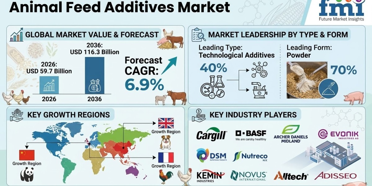 Animal Feed Additives Market to Reach USD 116.3 Billion by 2036 as Antibiotic-Free Production and Precision Nutrition Dr