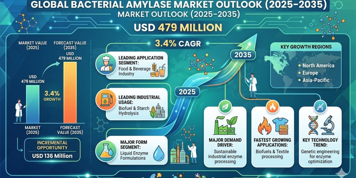 Bacterial Amylase Market to Reach USD 479 Million by 2035
