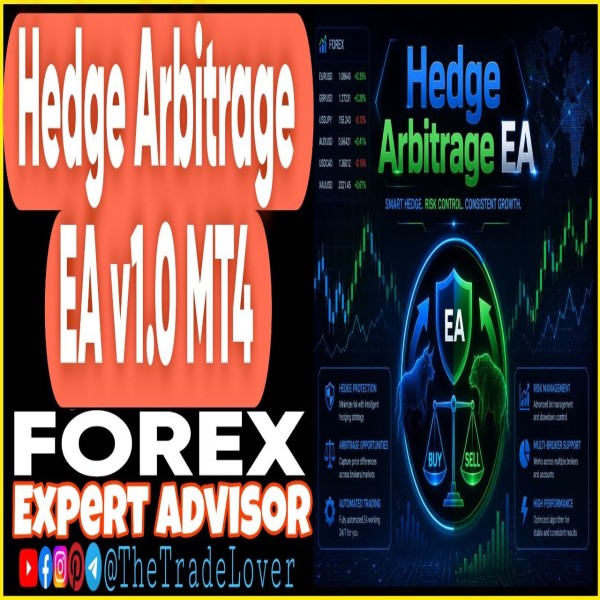 Hedge Arbitrage EA v1.0 MT4 (Works on Build 1471) | Forex Robot | MT4 Expert Advisor - The Trade Lovers