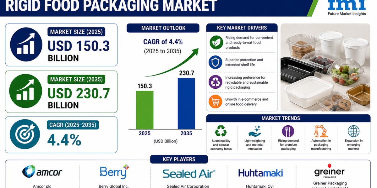 Rigid Food Packaging Market to Grow at 4.4% CAGR Through 2035 | Supported by Sustainable Packaging Innovation