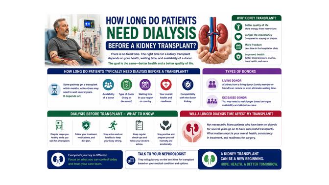 How Long Do Patients Need Dialysis Before a Kidney Transplant? | Articles | Sarvesh Health City | Gan Jing World - Technology for Humanity | Video & Movie Streaming