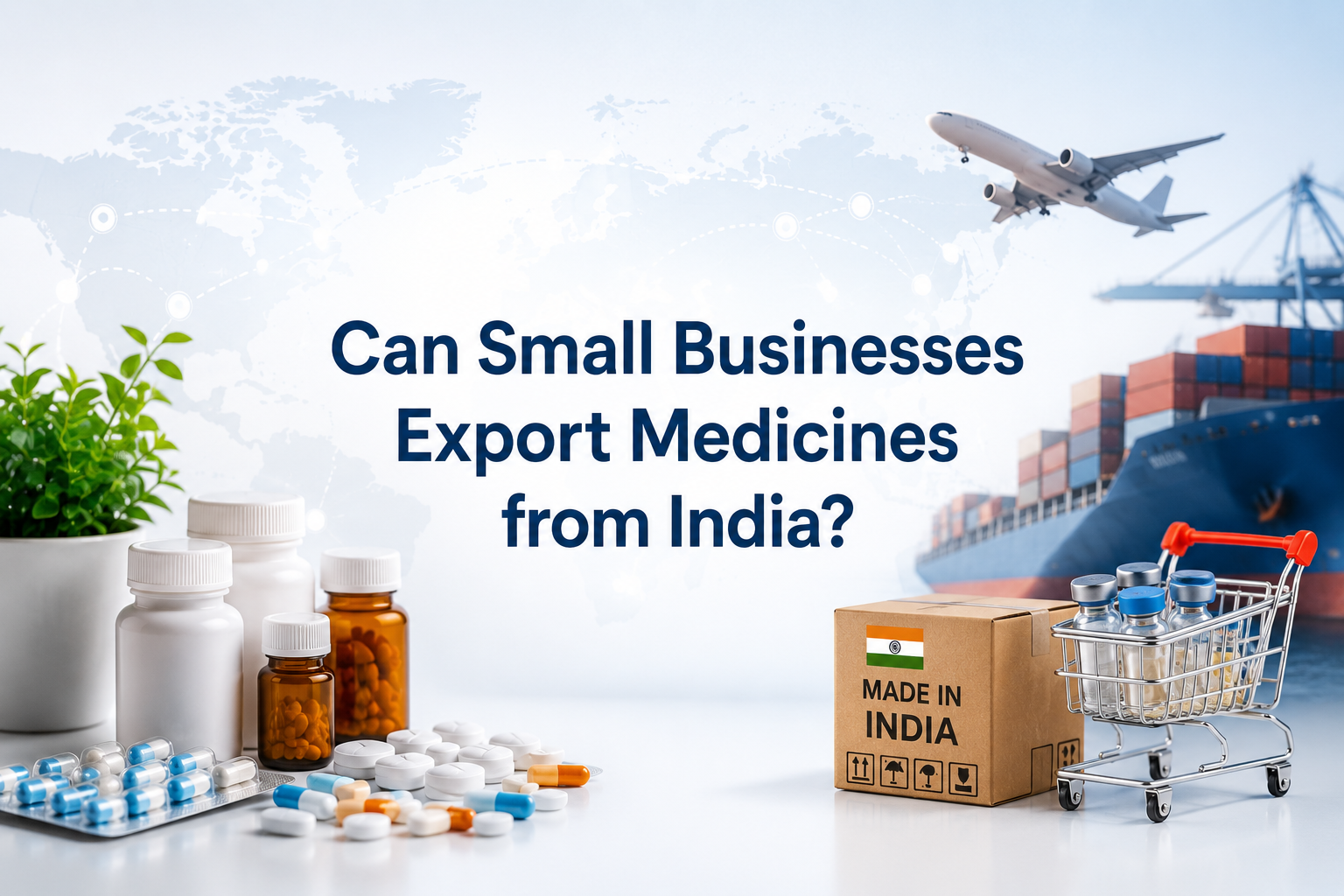 Can Small Businesses Export Medicines from India? – Pharmet Global