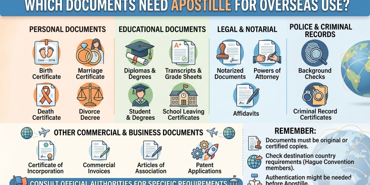 Which Documents Need Apostille for Overseas Use?