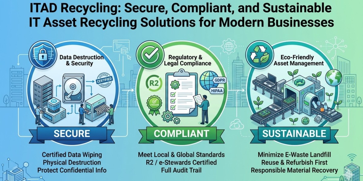 ITAD Recycling: Secure, Compliant, and Sustainable IT Asset Recycling Solutions for Modern Businesses