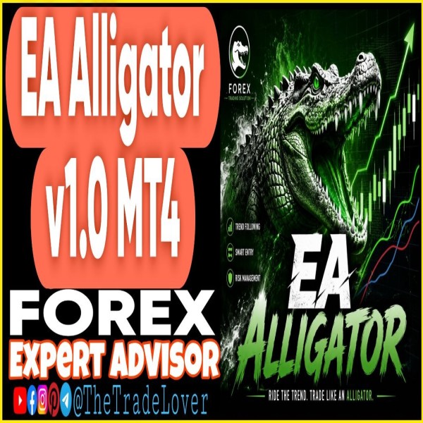 EA Alligator v1.0 MT4 (Works on Build 1471) | Forex Robot | MT4 Expert Advisor - The Trade Lovers