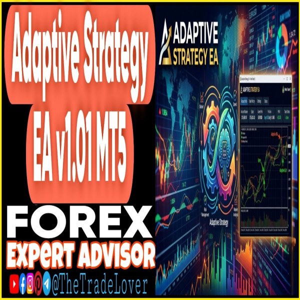 Adaptive Startegy EA v1.01 MT5 (Works on Build 5836) | Forex Robot | MT5 Expert Advisor - The Trade Lovers