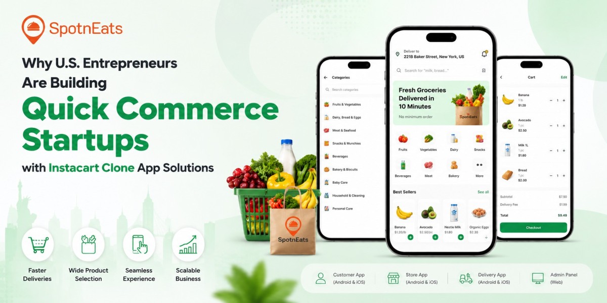 Why U.S. Entrepreneurs Are Building Quick Commerce Startups with Instacart Clone App Solutions