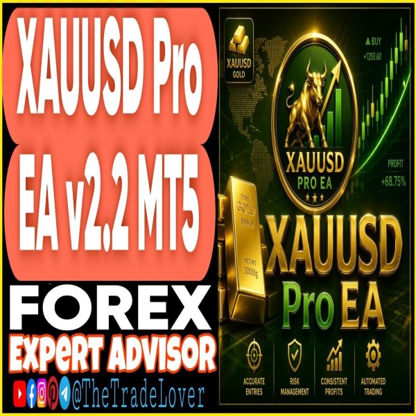 XAUUSD Pro EA v2.2 MT5 + Presets (Works on Build 5836) | Forex Robot | MT5 Expert Advisor - The Trade Lovers