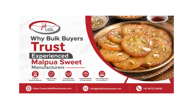 Why Bulk Buyers Trust Experienced Malpua Sweet Manufacturers | Articles | JD Milk Foods Sweet | Gan Jing World - Technology for Humanity | Video & Movie Streaming