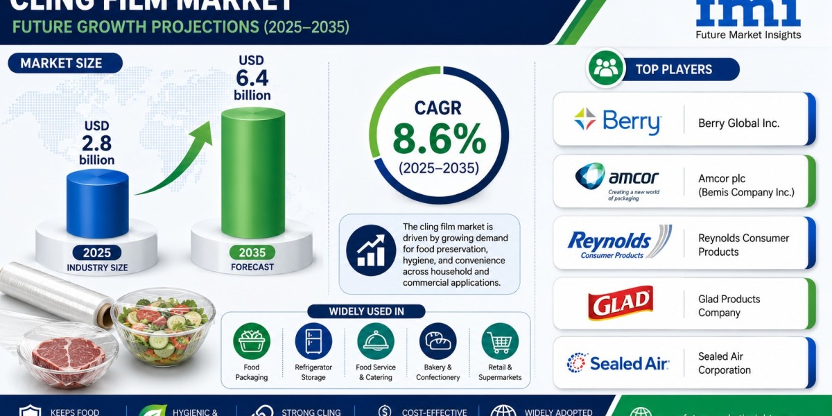 Cling Film Market to Reach USD 6.4 Billion by 2035 | Rising Demand for Fresh Produce Packaging Drives Adoption
