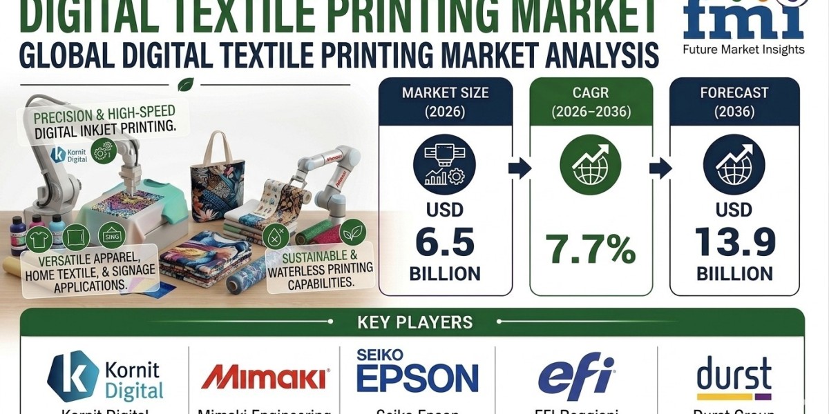 Digital Textile Printing Market to Reach USD 13.9 Billion by 2036 as E-commerce Driven Apparel Customization Expands Wor