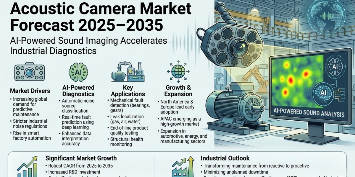 Acoustic Camera Market Report 2025–2035: Intelligent Acoustic Diagnostics Drive Industry Evolution