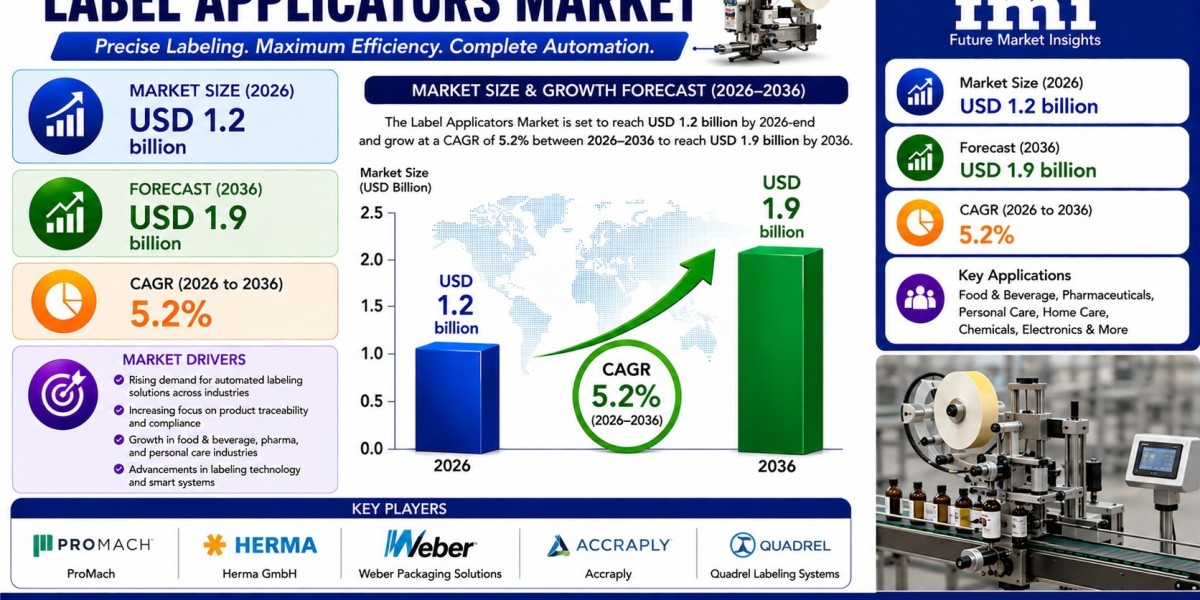 Label Applicators Market to Reach USD 1.9 Billion by 2036 as Warehouse and Logistics Automation Continues to Expand