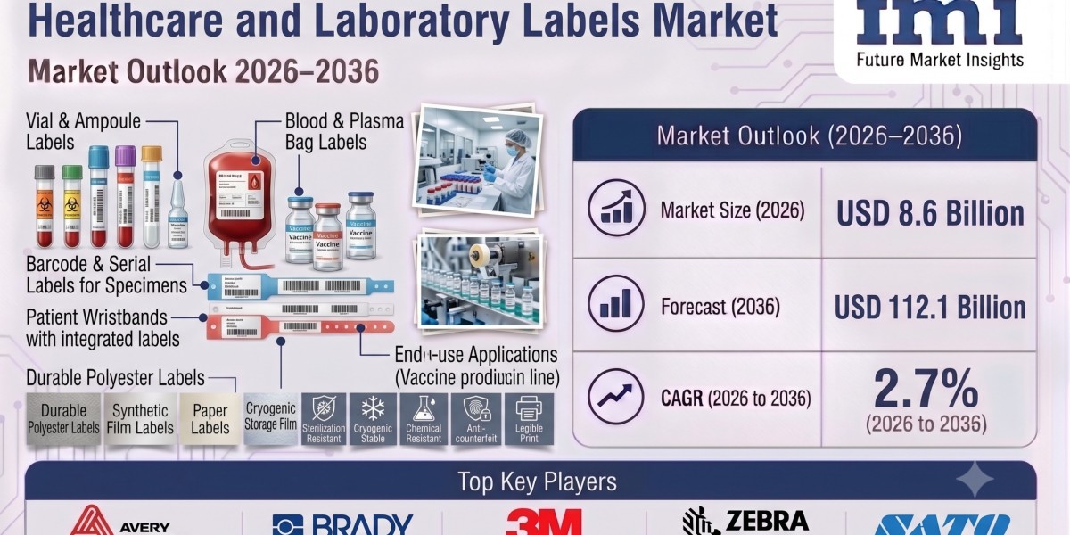 Healthcare and Laboratory Labels Market to Reach USD 11.2 Billion by 2036 | Rising Adoption of Barcode Labeling Solution