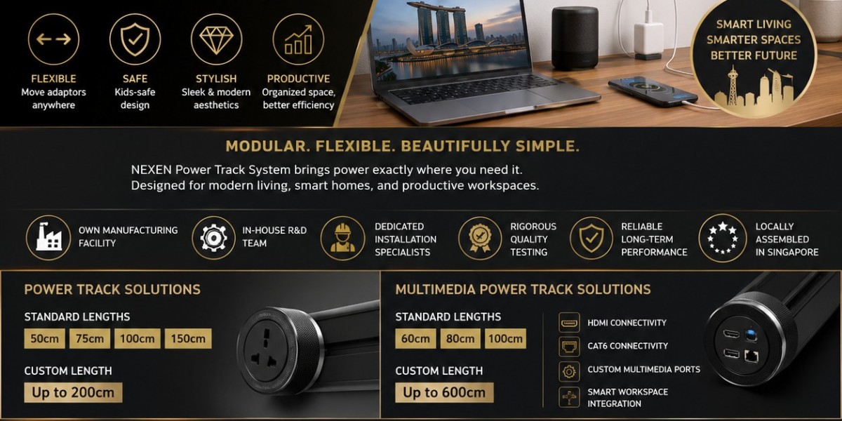 Power Track Singapore: The Future of Smart Modular Power Solutions for Modern Homes & Offices | NEXEN