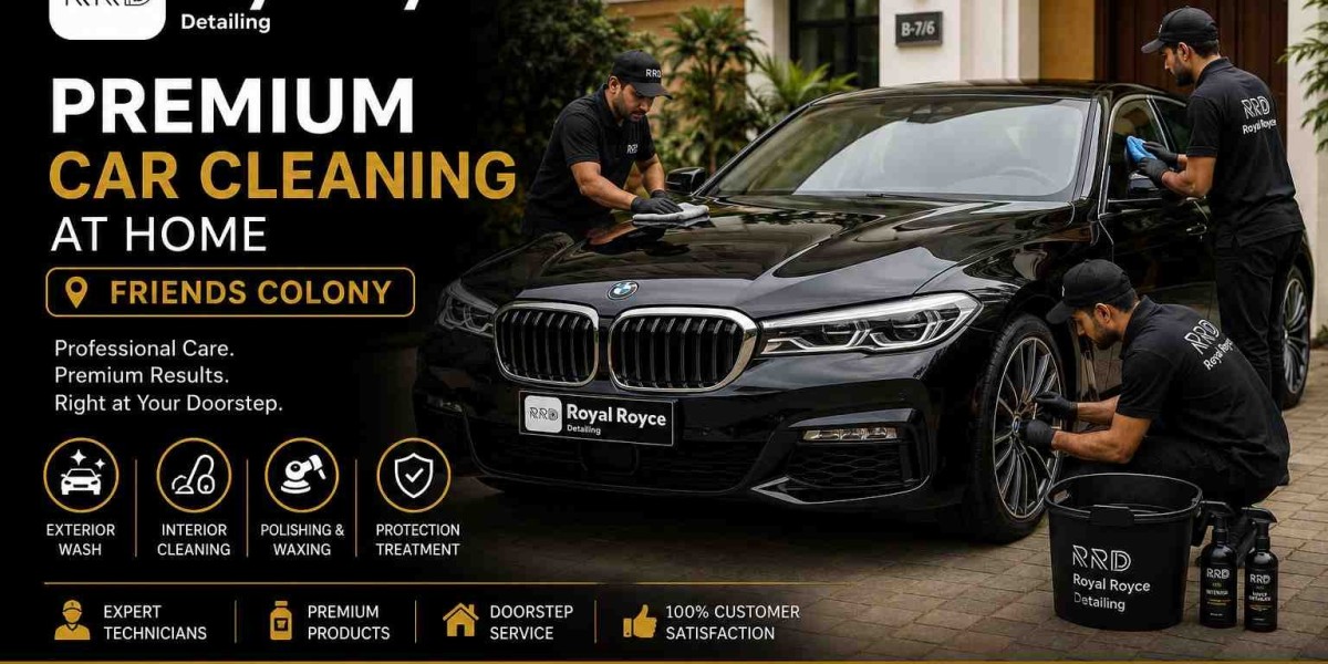 Premium Car Cleaning at Home Friends Colony: The Ultimate Solution for a Spotless Vehicle
