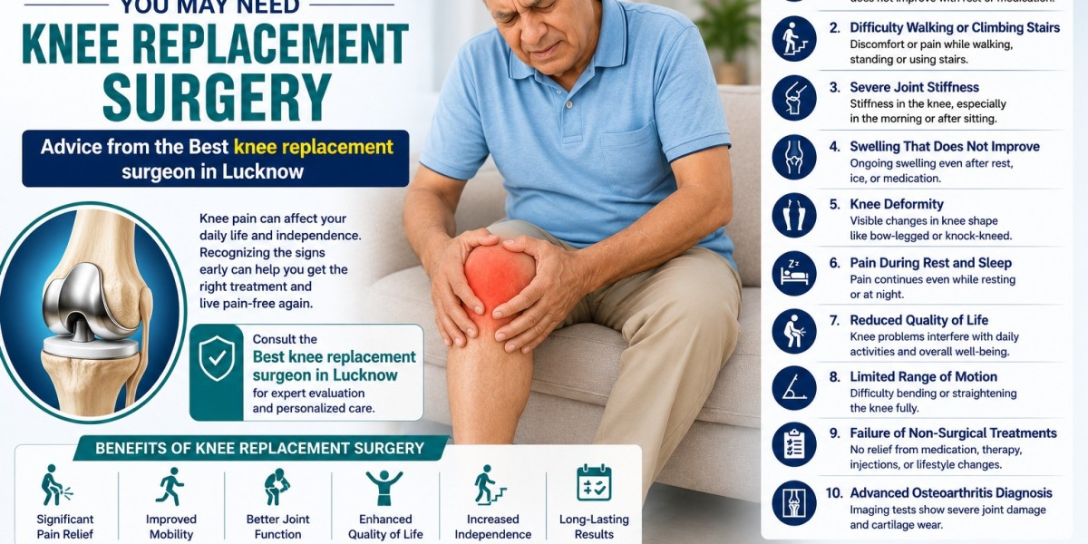 10 Signs You May Need Knee Replacement Surgery: Advice from the Best Knee Replacement Surgeon in Lucknow