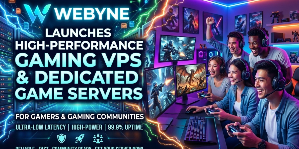 Webyne Launches High-Performance Gaming VPS & Dedicated Game Servers for Gamers and Gaming Communities