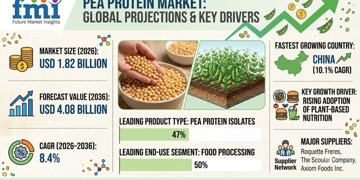 Pea Protein Market to Reach USD 4.08 Billion by 2036