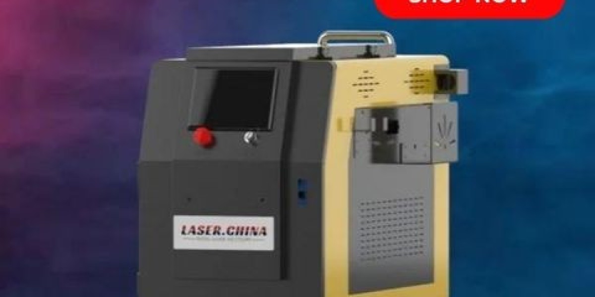 Tecnología moderna de limpieza industrial con laser para quitar oxido en metales