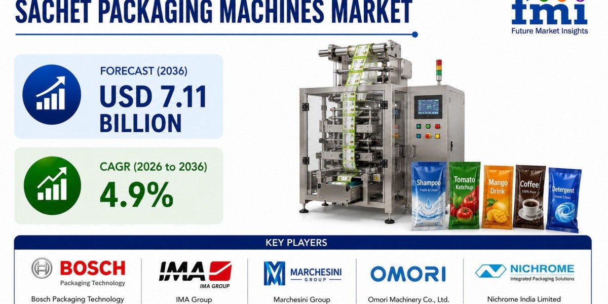 Sachet Packaging Machine Market Registering a CAGR of 4.9% Through 2036 | Growth in Food, Beverage, and Pharmaceutical P