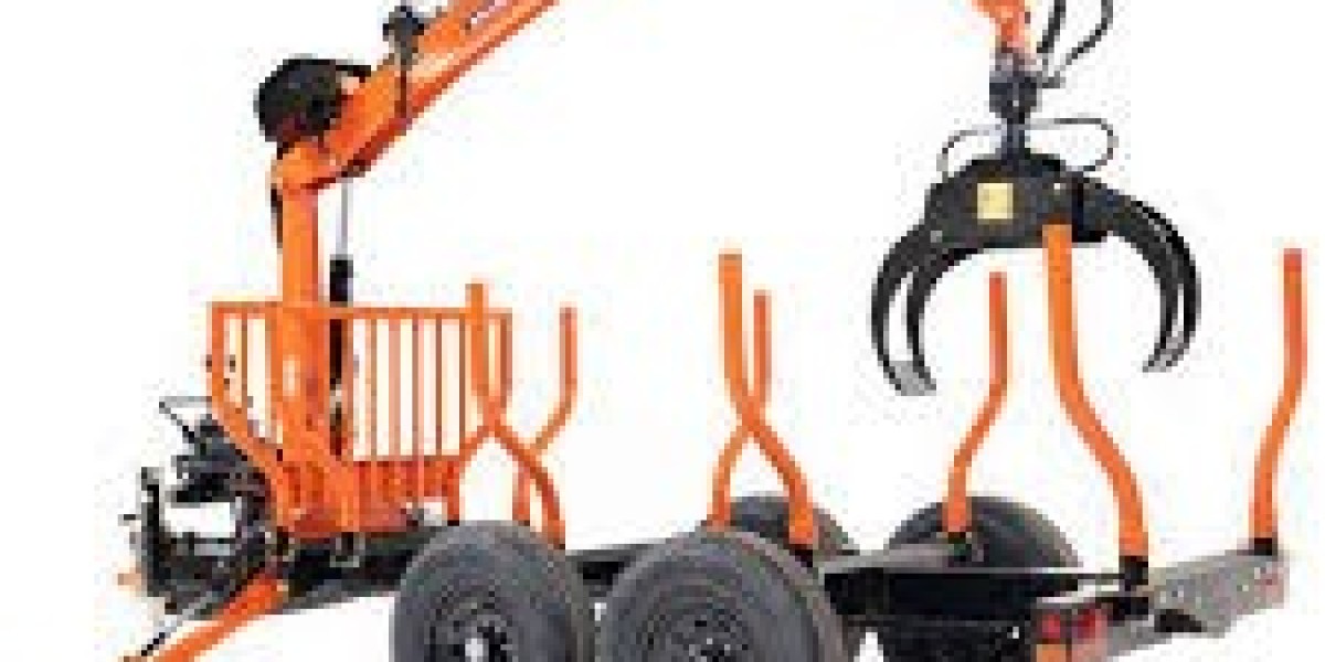 Trailer Log Loader for Easy and Safe Log Handling