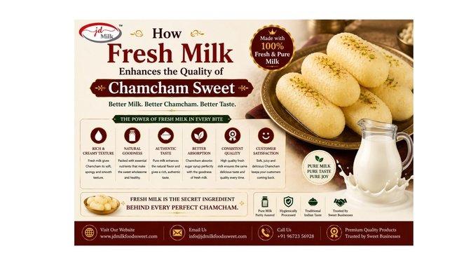 How Fresh Milk Enhances the Quality of Chamcham Sweet | Articles | JD Milk Foods Sweet | Gan Jing World - Technology for Humanity | Video & Movie Streaming