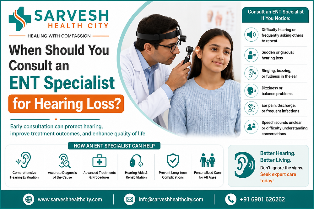 When Should You Consult an ENT Specialist for Hearing Loss?