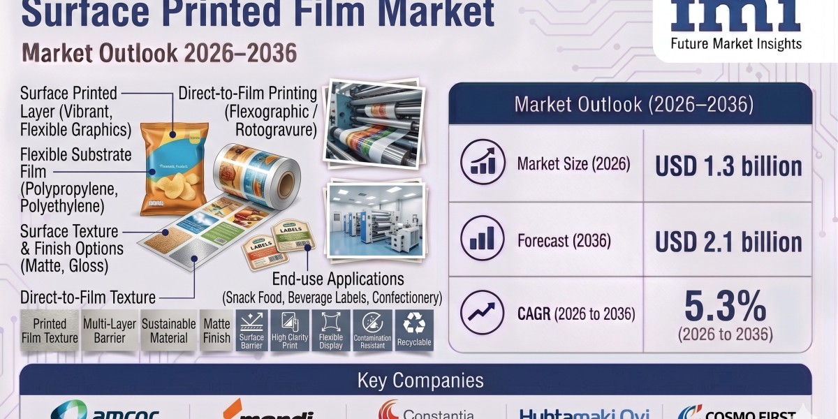 Surface Printed Film Market to Reach USD 2.1 Billion by 2036 as Food and Beverage Packaging Applications Expand