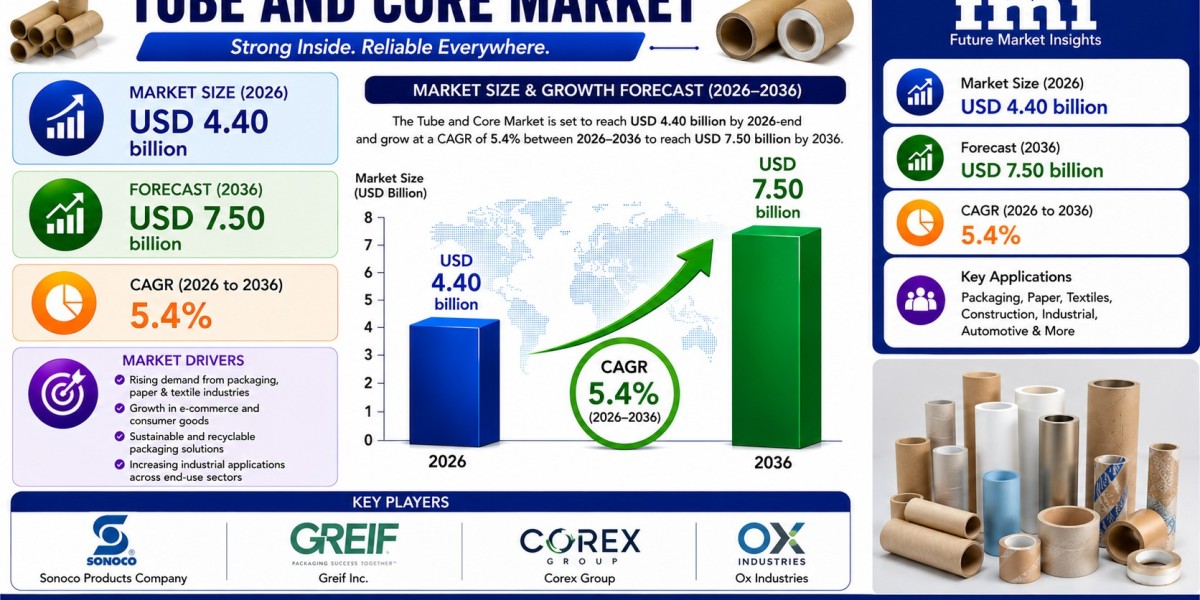 Tubes and Cores Market to Reach USD 7.50 Billion by 2036 as Sustainable Material Usage Gains Momentum