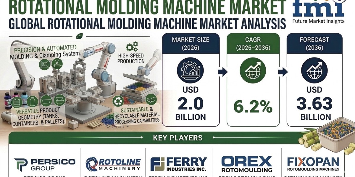 Rotational Molding Machine Market to Reach USD 3.63 Billion by 2036 as Agricultural Equipment Manufacturing Gains Moment