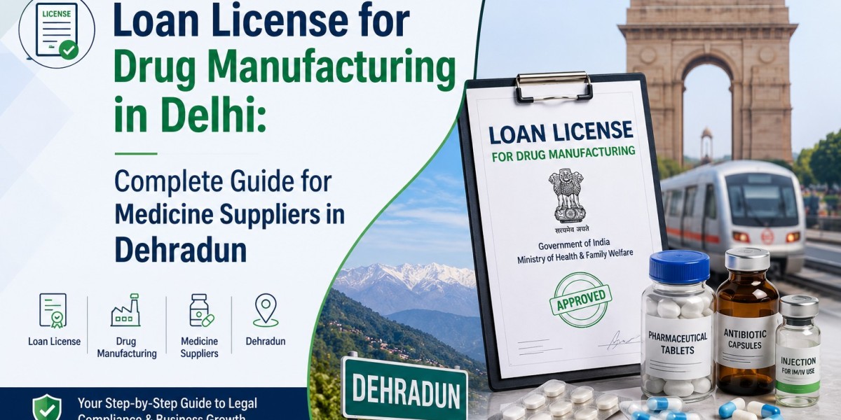 Loan License for Drug Manufacturing in Delhi: Complete Guide for Medicine Suppliers in Dehradun
